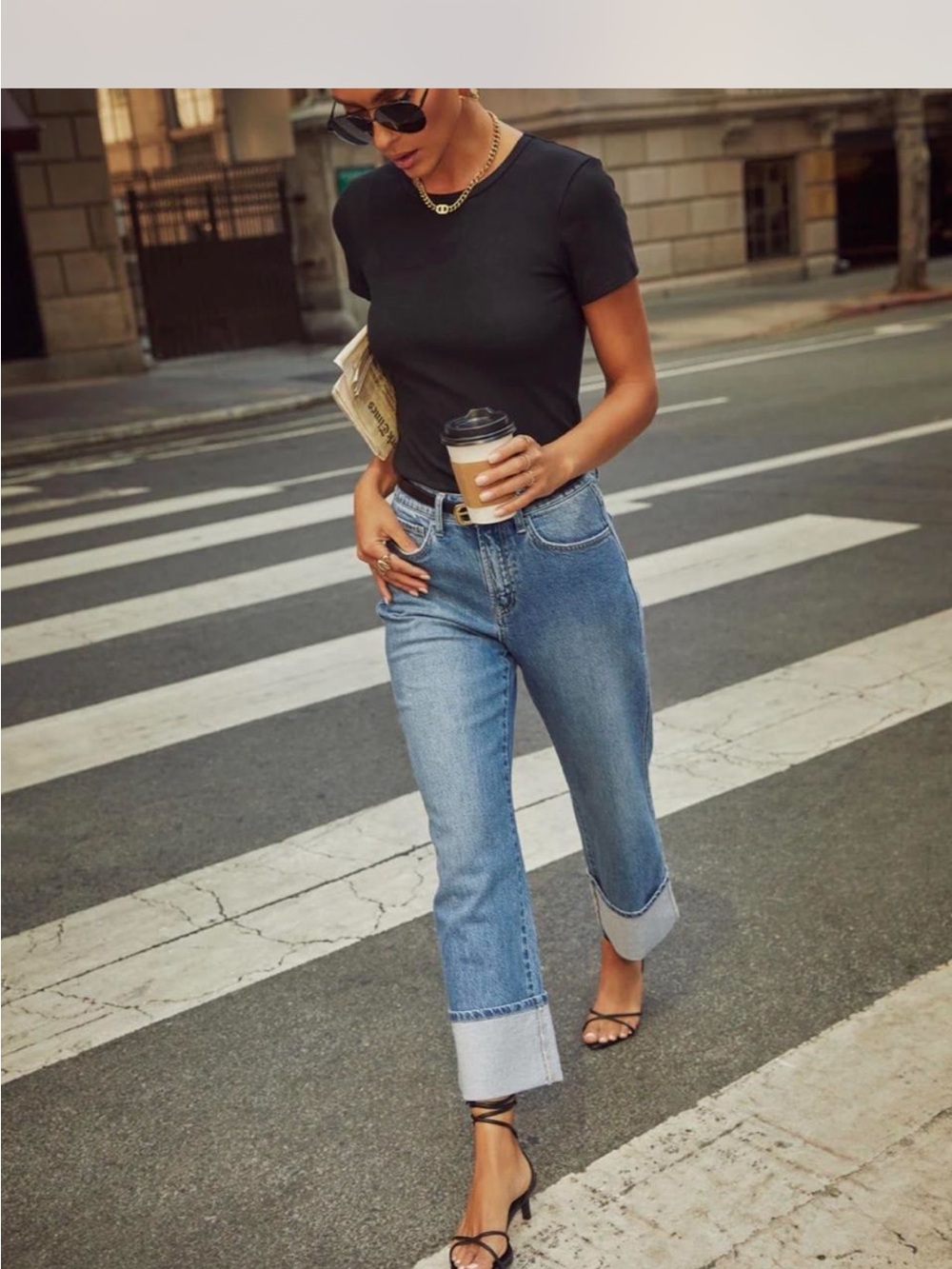 Vici Light Blue Boyfriend Jeans with Wide Cuff